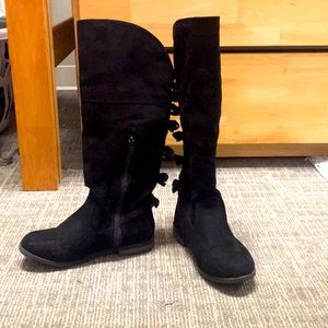 Black high boots